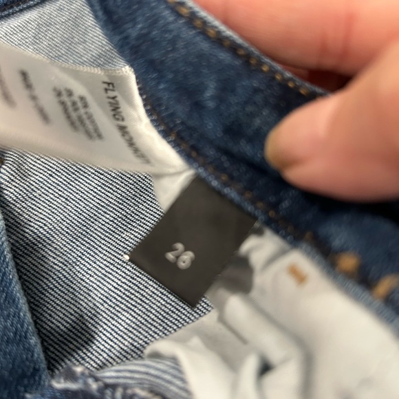 Flying Monkey Dark Blue Straight Leg Jeans size 26 - Picture 3 of 3